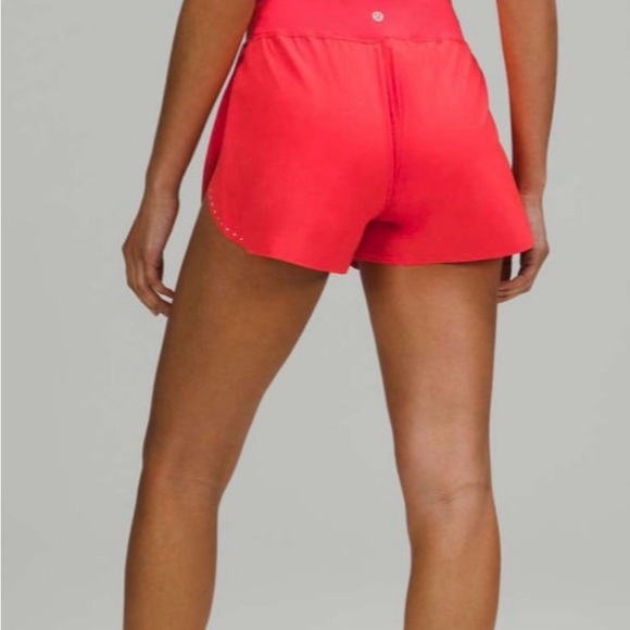 Lululemon Fast And Free Shorts Large Red Glow - Picture 2 of 7